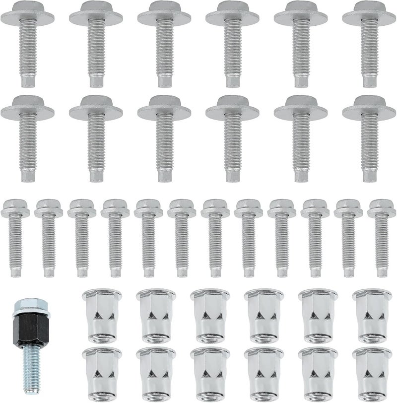 CHENACC Sidestep Hardware Mounting Kit for 2013-2019 Dodge RAM 1500 2500 3500 | 2014-2019 RAM 4500 5500 Tubular Side Step Running Board Mounting Hardware 68193128AB - Image 1